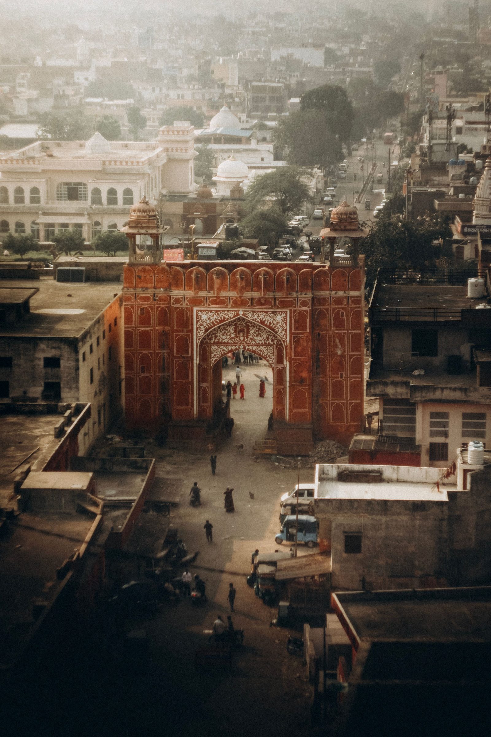 Pedals into the heart of pink city